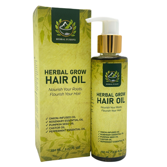 Herbal Grow Hair Oil: Natural Hair Growth Oil